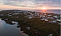 Grand Isle, Louisiana, at Sunrise.