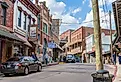 Downtown Eureka Springs, Arkansas. Image credit shuttersv via Shutterstock