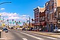 Downtown Laramie, Wyoming. Editorial credit: Ken Wolter via Shutterstock.com
