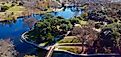 Aerial view of Comal River