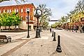 Friendship Square and Park along the historic Main Street of Moscow, Idaho. Photo Credit: Kirk Fisher / Shutterstock
