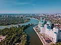 The Kuban River in Russia.