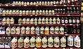 Maple syrup for sale at Sauders Store in Seneca Falls, New York. By Andre Carrotflower - Own work, CC BY-SA 4.0, Wikimedia Commons.