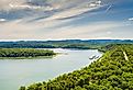 Aerial view of Bull Shoals Lake located near Branson, Missouri. Image credit NSC Photography via Shutterstock.