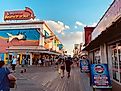 Ocean City, Maryland boardwalk. Image credit Yeilyn Channell via Shutterstock