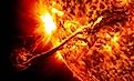 The sun is a hot ball of gasses that would burn all that approaches it, making space missions to the sun impossible.