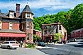 The Mauch Chunk Opera House in historic downtown of Jim Thorpe, Pennsylvania. Image credit: zimmytws / Shutterstock.com.