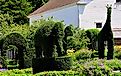 Topiary archway at Green Animals Topiary Gardens in Portsmouth, Rhode Island. Image credit LEE SNIDER PHOTO IMAGES via Shutterstock