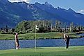 Golfing at Teton Pines in Jackson Hole, Wyoming. Photo Credit: Latham Jenkins / Flickr