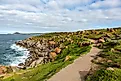Granite Island off Victor Harbor, South Australia.