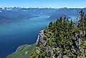 Aerial view of Howe Sound in British Columbia, Canada. Image credit Dan Breckwoldt.