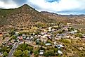 Aerial view of Jerome, Arizona.