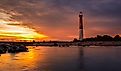Barnegat Lighthouse is a historic landmark located on the northern tip of Long Beach Island.