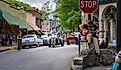Downtown Eureka Springs, Arkansas. Editorial credit: shuttersv / Shutterstock.com