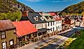 High Street in Harper's Ferry, West Virginia.