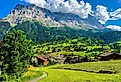 Grindelwald, Switzerland, with the Swiss Alps.