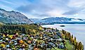 The picture-perfect town of Wanaka, New Zealand.