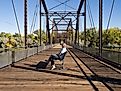 Fort Benton Bridge in Fort Benton, Montana.