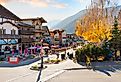An autumn afternoon at the Bavarian-themed village of Leavenworth, Washington. Image credit Kirk Fisher via Shutterstock