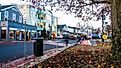 The charming downtown area of Westport, Connecticut. Editorial credit: Miro Vrlik Photography via Shutterstock.com.