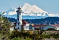 Point Wilson Lighthouse in Port Townsend, Washington.