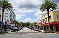 Downtown Mount Dora, Florida. Editorial credit: JennLShoots / Shutterstock.com