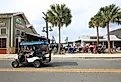 The Villages is a popular retirement golf cart community in Sumter County, Florida. Image credit Jillian Cain Photography via Shutterstock