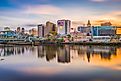 Newark, New Jersey, skyline on the Passaic River.