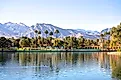 Lake at Desert Shores, Las Vegas, Nevada.
