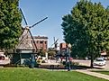 Windmill is in the Dutch village in Pella, Iowa.