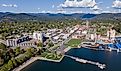 Drone view of Coeur d'Alene, Idaho State, USA. By Spicypepper999 - Own work, CC0, https://commons.wikimedia.org/w/index.php?curid=151627860