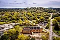 Aerial view of Rome, Georgia.