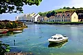 Picturesque harbor with fishing boat in the village of Cushendun, Antrim, Northern Ireland (Credit: JeniFoto via Shutterstock)