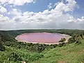 Lonar Lake, a crater lake in India