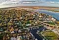 Overlooking Apalachicola, Florida.