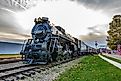 Locomotive on display at the Dennison Railroad Depot and Museum in the Historic Center Street District of Dennison, Ohio. Image Credit: JNix / Shutterstock