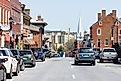 Main Street in Lexington, Virginia. Image credit: Andriy Blokhin / Shutterstock.com.