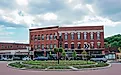 The city center of the historic town of Hudson, Massachusetts. Editorial credit: Yingna Cai / Shutterstock.com