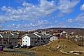 Overlooking Kiryas Joel, New York.
