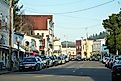 Bay Street in Old Town Florence, Oregon