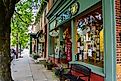 The downtown area of Lititz, Pennsylvania. Editorial credit: George Sheldon / Shutterstock.com.