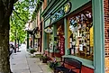 The downtown area of Lititz, Pennsylvania. Editorial credit: George Sheldon / Shutterstock.com.