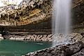 The grotto at the Hamilton Pool Preserve in Dripping Springs, Texas. Shutterstock.com