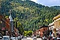 Main Street in the historic mining town of Wallace, Idaho. Editorial credit: Kirk Fisher / Shutterstock.com