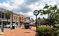 New Haven, Connecticut: Broadway Triangle in New Haven Connecticut during the Summer, via JamesAndrews1 / Shutterstock.com