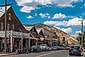 Historic wooden homes in Virginia City, Nevada. Image credit M. Vinuesa via Shutterstock