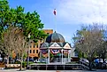 The gazebo in Ocala, Florida is, like many charming small towns, the core of the small town community. Editorial credit: Dennis MacDonald / Shutterstock.com