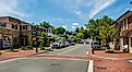 Central street through Middleburg, Virginia