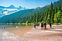 Avalanche Lake near West Glacier, Montana. Image credit: Tangent Imagez / Shutterstock.com