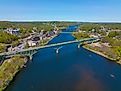 Augusta, Maine, on the Kennebec River,